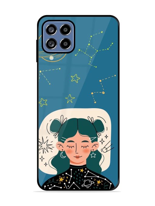 Cosmic Daydreamer Glossy Soft Edge Case for Samsung Galaxy F22 Chachhi