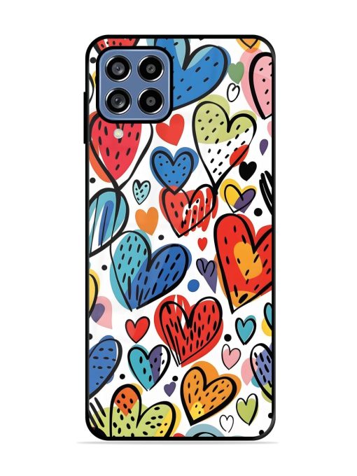 Heartfelt Harmony Glossy Soft Edge Case for Samsung Galaxy F22 Chachhi