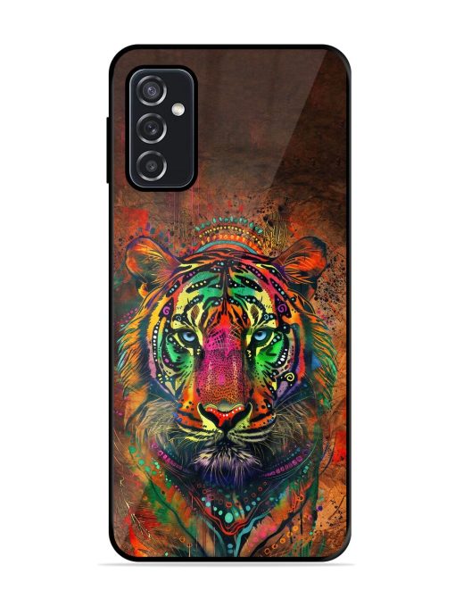 Cosmic Tiger Glossy Soft Edge Case for Samsung Galaxy F23 (5G) Chachhi