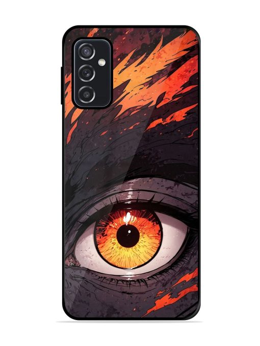 Inferno Gaze Glossy Soft Edge Case for Samsung Galaxy F23 (5G) Chachhi