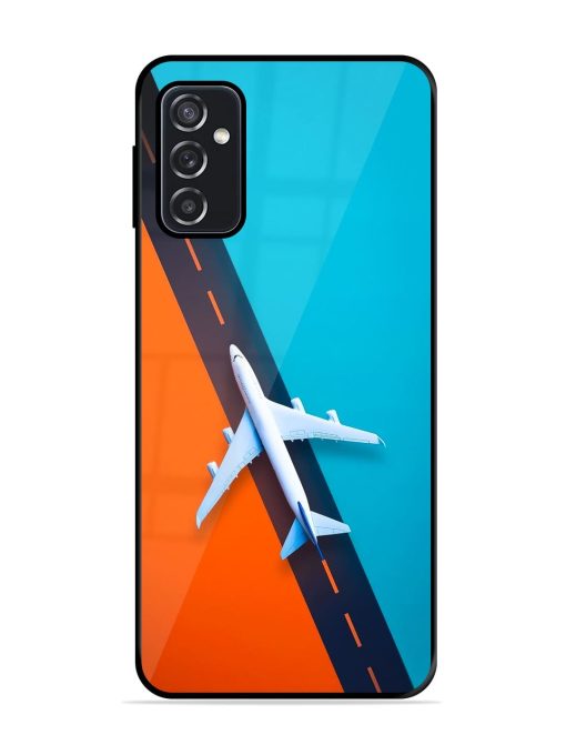 Skyward Bound Glossy Soft Edge Case for Samsung Galaxy F23 (5G) Chachhi