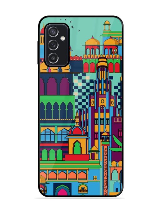 Indian Tapestry Glossy Soft Edge Case for Samsung Galaxy F23 (5G) Chachhi