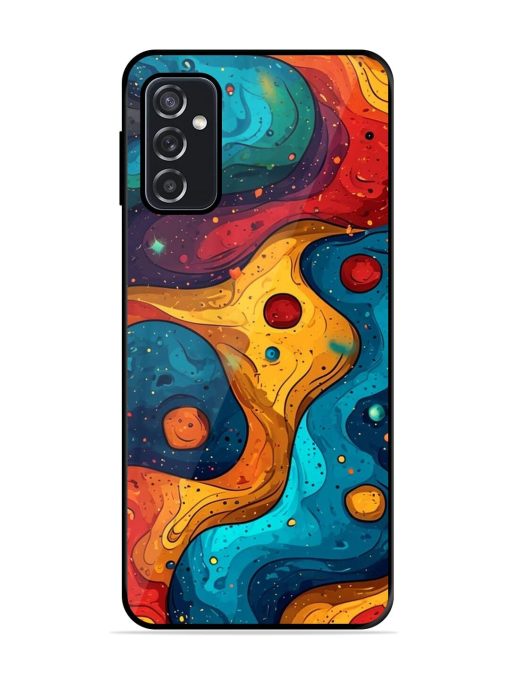 Cosmic Swirl Glossy Soft Edge Case for Samsung Galaxy F23 (5G) Chachhi