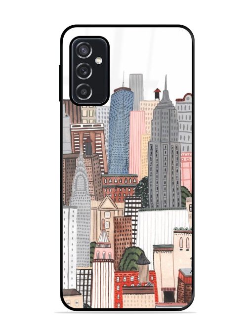 Cityscape Dreams Glossy Soft Edge Case for Samsung Galaxy F23 (5G) Chachhi