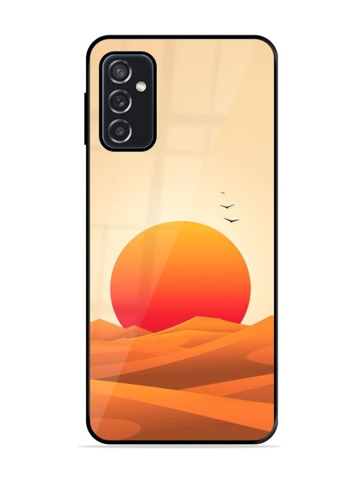 Desert Sunset Glossy Soft Edge Case for Samsung Galaxy F23 (5G) Chachhi