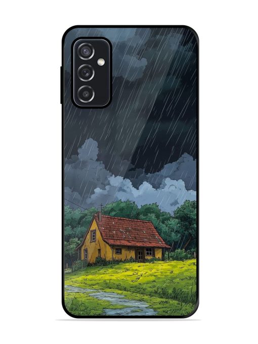 Rainy Day Retreat Glossy Soft Edge Case for Samsung Galaxy F23 (5G) Chachhi