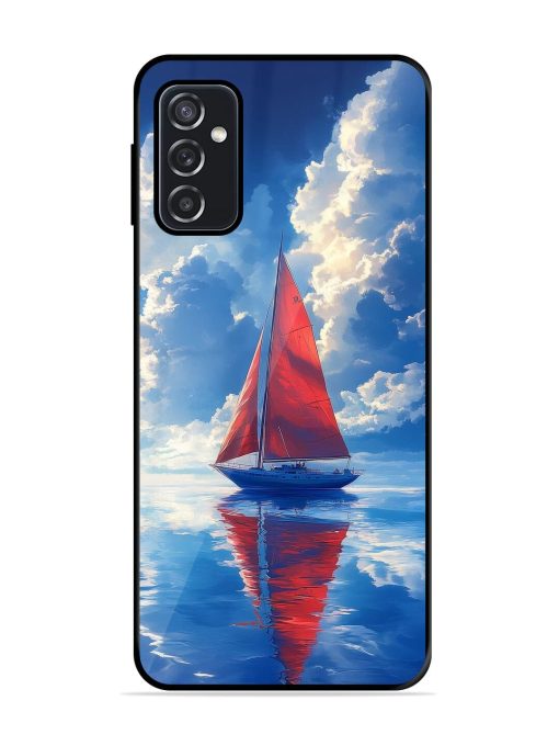 Crimson Sails Glossy Soft Edge Case for Samsung Galaxy F23 (5G) Chachhi