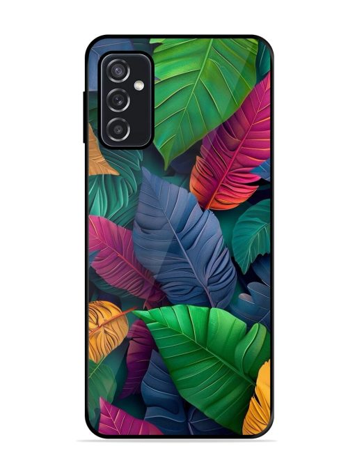 Tropical Tapestry Glossy Soft Edge Case for Samsung Galaxy F23 (5G) Chachhi