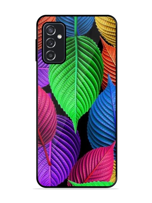 Rainbow Leaf Symphony Glossy Soft Edge Case for Samsung Galaxy F23 (5G) Chachhi