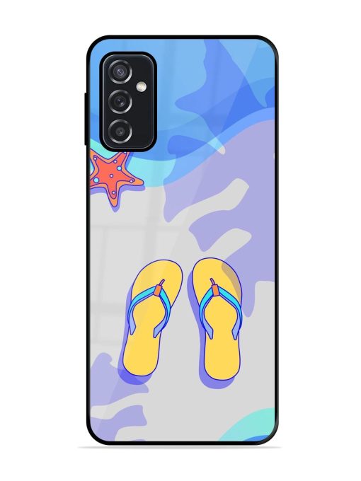 Sandy Toes And Salty Seas Glossy Soft Edge Case for Samsung Galaxy F23 (5G)