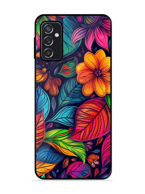 Rainbow Of Blooms Glossy Soft Edge Case for Samsung Galaxy F23 (5G) Chachhi