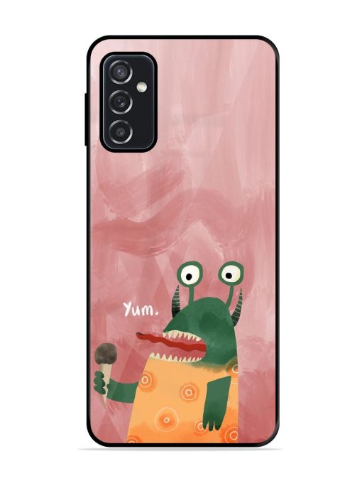 Hungry Monster Glossy Soft Edge Case for Samsung Galaxy F23 (5G) Chachhi