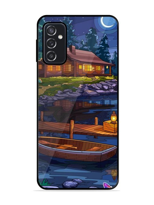 Moonlit Serenity Glossy Soft Edge Case for Samsung Galaxy F23 (5G) Chachhi