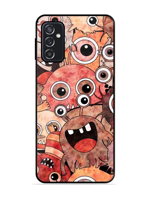 Monster Mash Glossy Soft Edge Case for Samsung Galaxy F23 (5G) Chachhi