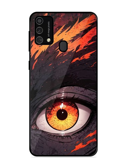 Inferno Gaze Glossy Soft Edge Case for Samsung Galaxy F41 Chachhi