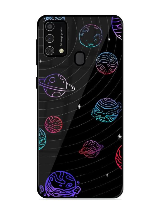 Cosmic Ballet Glossy Soft Edge Case for Samsung Galaxy F41 Chachhi