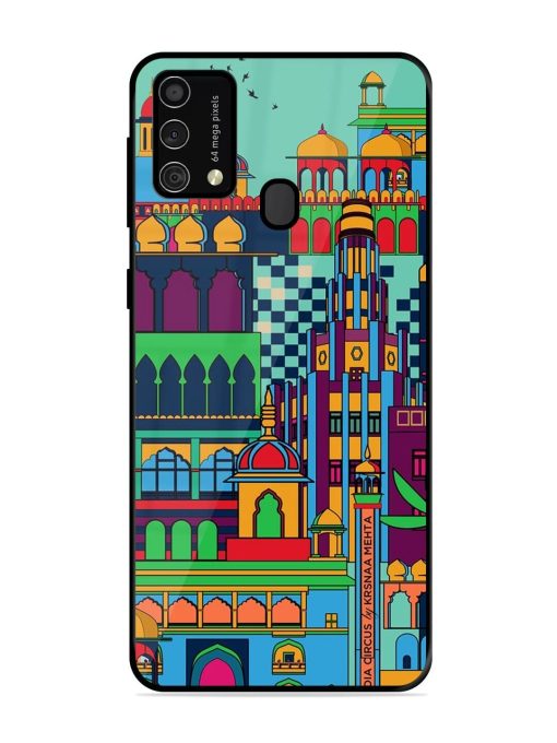 Indian Tapestry Glossy Soft Edge Case for Samsung Galaxy F41 Chachhi