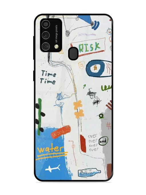 Mind Map Madness Glossy Soft Edge Case for Samsung Galaxy F41 Chachhi