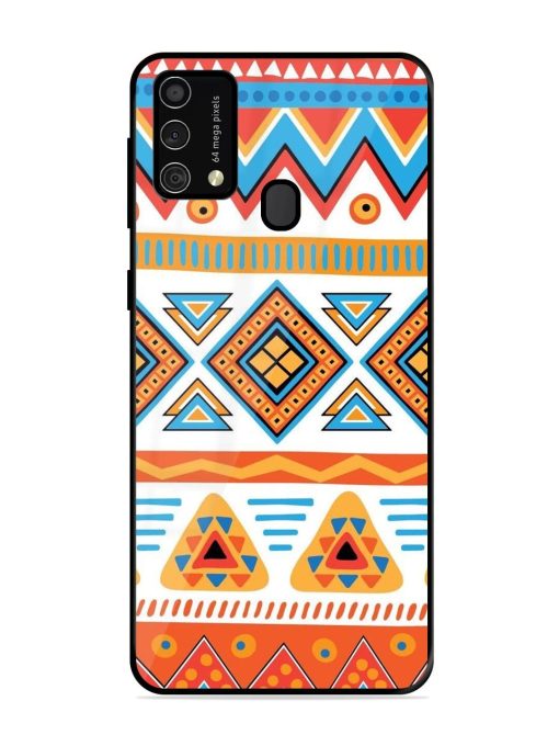 Vibrant Tribal Pattern Glossy Soft Edge Case for Samsung Galaxy F41