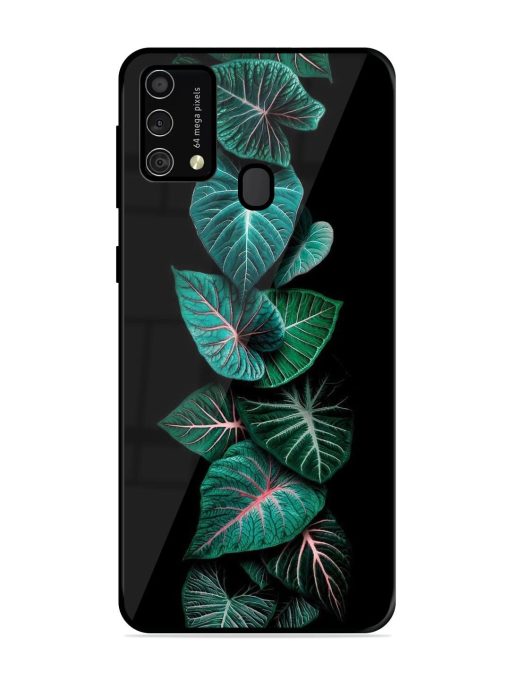 Emerald Elegance Glossy Soft Edge Case for Samsung Galaxy F41 Chachhi