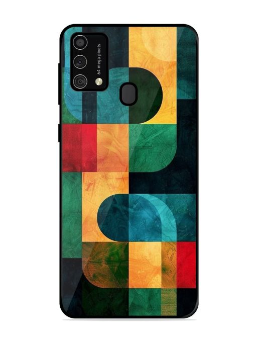 Geometric Harmony Glossy Soft Edge Case for Samsung Galaxy F41 Chachhi