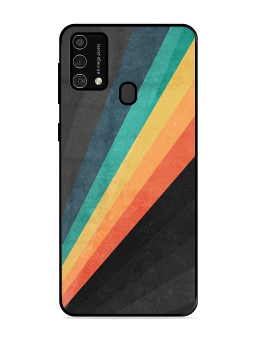 Retro Spectrum Glossy Soft Edge Case for Samsung Galaxy F41 Chachhi