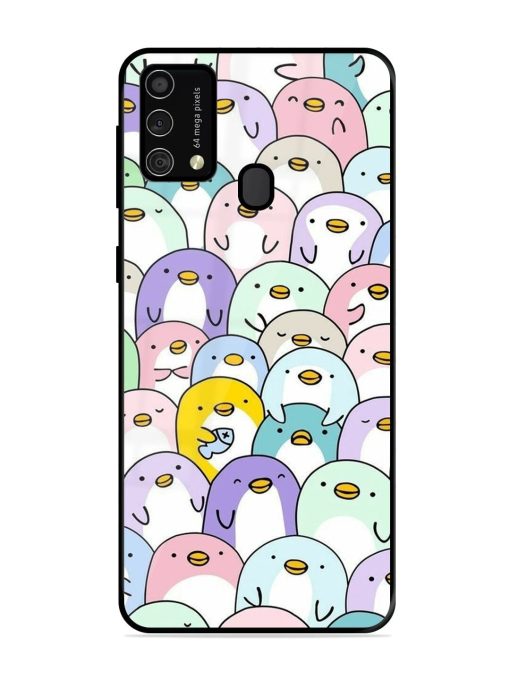 Penguin Party Glossy Soft Edge Case for Samsung Galaxy F41 Chachhi