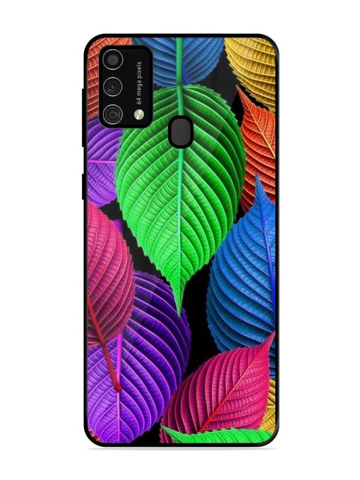 Rainbow Leaf Symphony Glossy Soft Edge Case for Samsung Galaxy F41 Chachhi