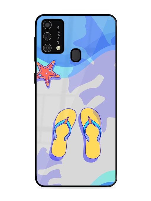 Sandy Toes And Salty Seas Glossy Soft Edge Case for Samsung Galaxy F41 Chachhi