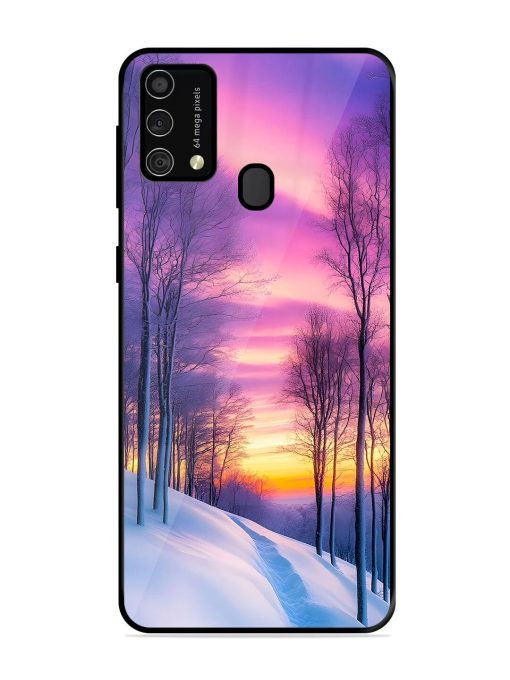 Winter'S Purple Haze Glossy Soft Edge Case for Samsung Galaxy F41 Chachhi