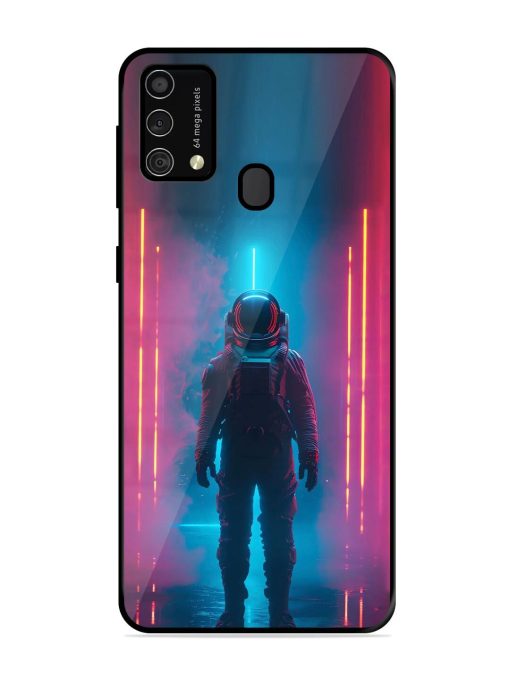 Neon Astronaut Glossy Soft Edge Case for Samsung Galaxy F41 Chachhi