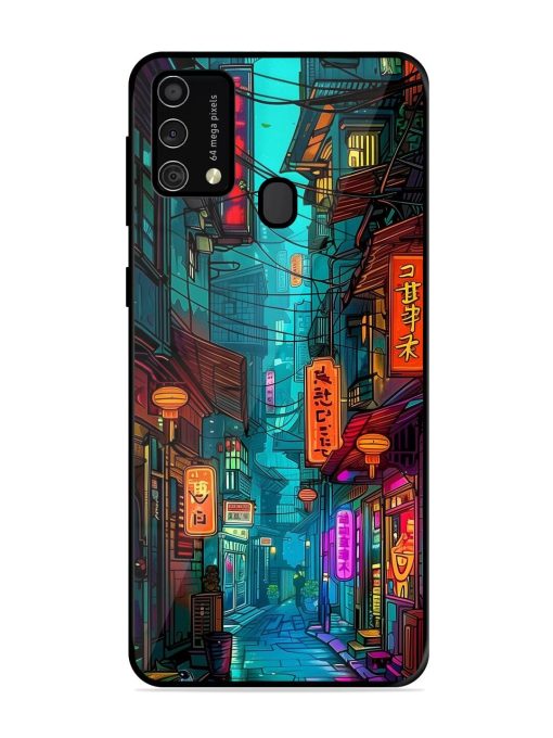 Neon Nightscape Glossy Soft Edge Case for Samsung Galaxy F41 Chachhi