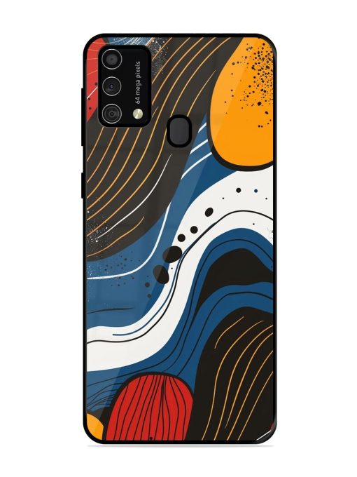 Abstract Expression Glossy Soft Edge Case for Samsung Galaxy F41 Chachhi