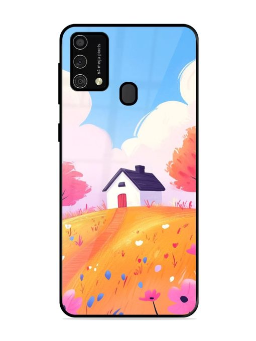 Hilltop Haven Glossy Soft Edge Case for Samsung Galaxy F41 Chachhi