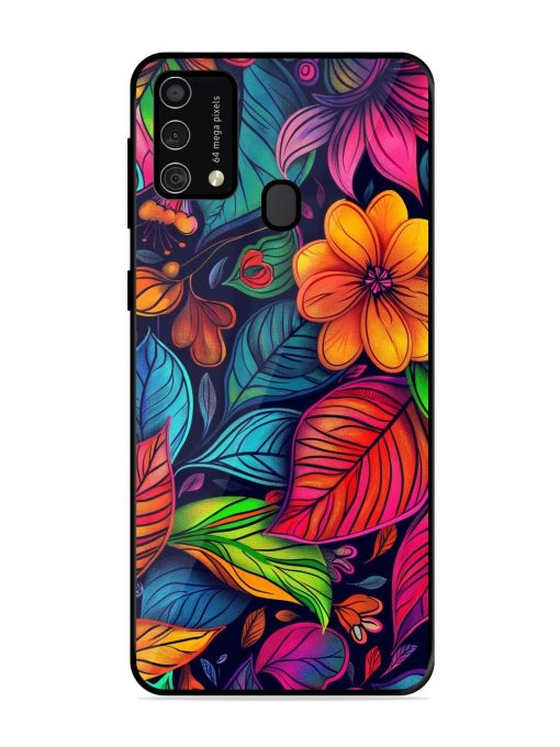 Rainbow Of Blooms Glossy Soft Edge Case for Samsung Galaxy F41 Chachhi