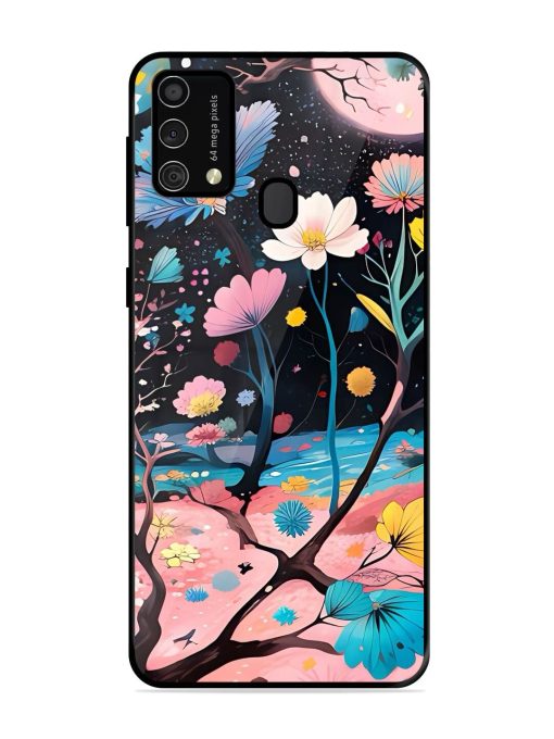 Cosmic Bloom Glossy Soft Edge Case for Samsung Galaxy F41 Chachhi