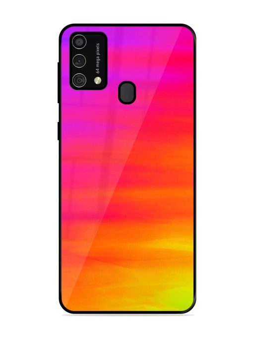 Neon Horizon Glossy Soft Edge Case for Samsung Galaxy F41 Chachhi