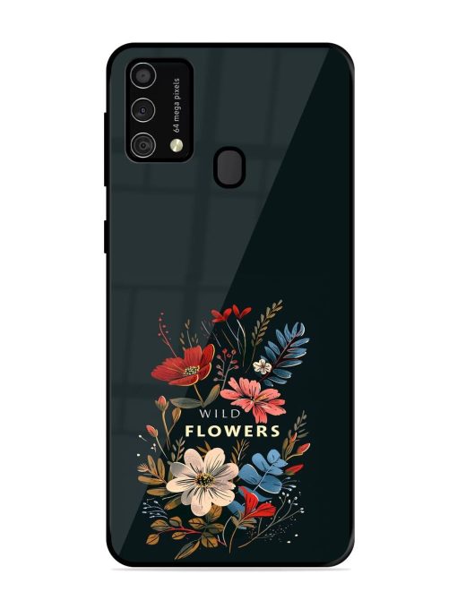 Dark Floral Glossy Soft Edge Case for Samsung Galaxy F41 Chachhi