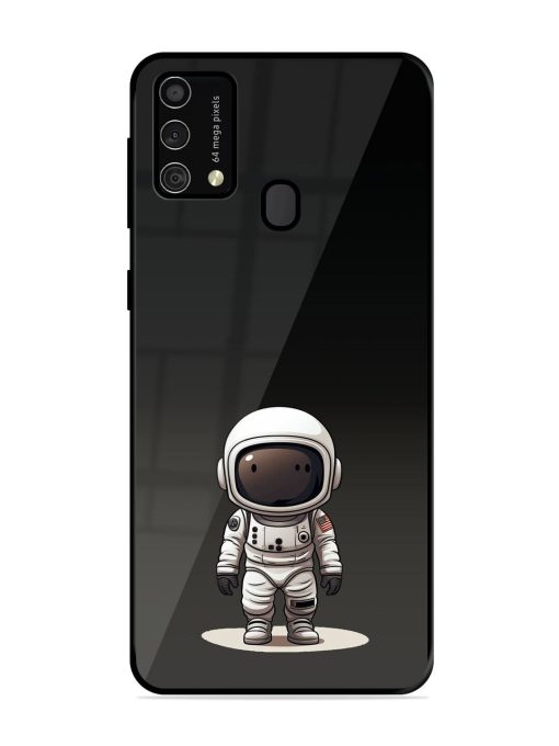 Neon Astronaut Glossy Soft Edge Case for Samsung Galaxy F41 Chachhi