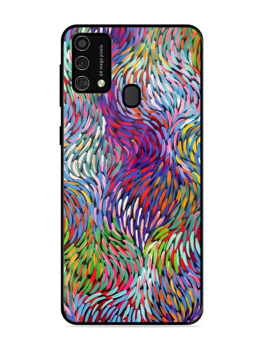 Vibrant Waves Glossy Soft Edge Case for Samsung Galaxy F41 Chachhi