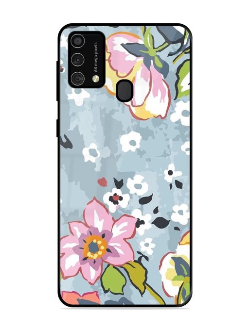 Floral Fantasy Glossy Soft Edge Case for Samsung Galaxy F41 Chachhi