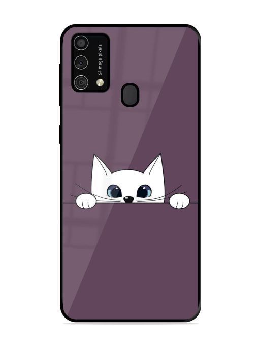 Peek-A-Boo Kitty Glossy Soft Edge Case for Samsung Galaxy F41