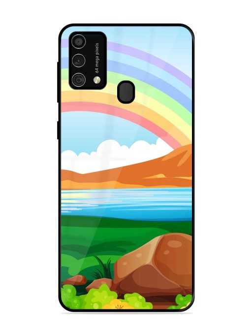 Rainbow Over The Lake Glossy Soft Edge Case for Samsung Galaxy F41 Chachhi