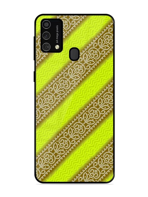 Golden Bandana Bliss Glossy Soft Edge Case for Samsung Galaxy F41 Chachhi