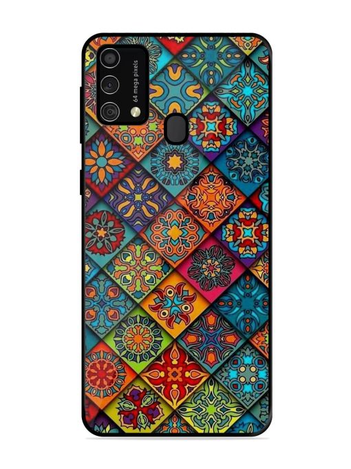 Patchwork Mandala Mosaic Glossy Soft Edge Case for Samsung Galaxy F41 Chachhi