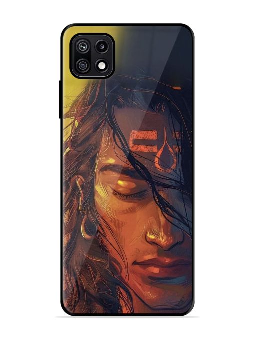 Tranquil Shiva Glossy Soft Edge Case for Samsung Galaxy F42 (5G) Chachhi