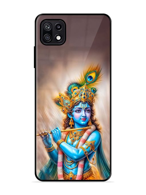 Divine Krishna Glossy Soft Edge Case for Samsung Galaxy F42 (5G) Chachhi