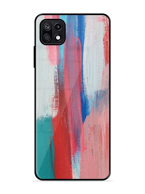 Colorful Chaos Glossy Soft Edge Case for Samsung Galaxy F42 (5G) Chachhi