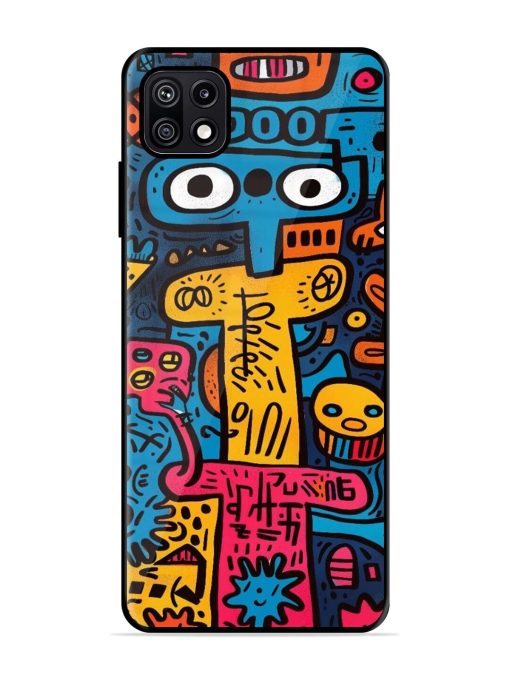 Doodletopia Glossy Soft Edge Case for Samsung Galaxy F42 (5G) Chachhi