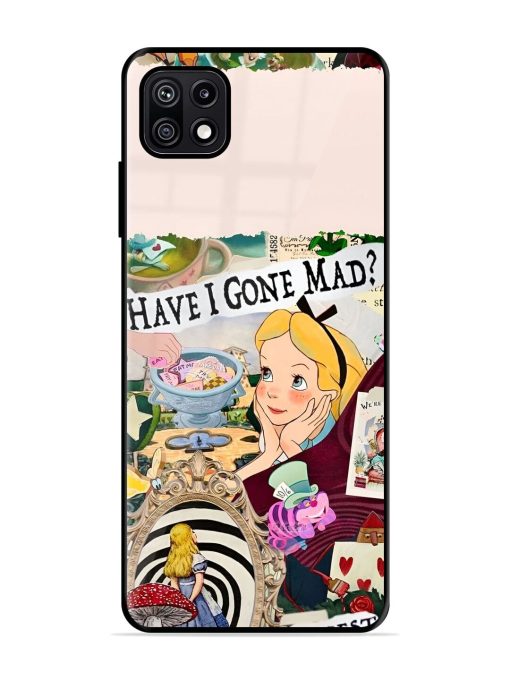 Mad Hatter'S Collage Glossy Soft Edge Case for Samsung Galaxy F42 (5G) Chachhi